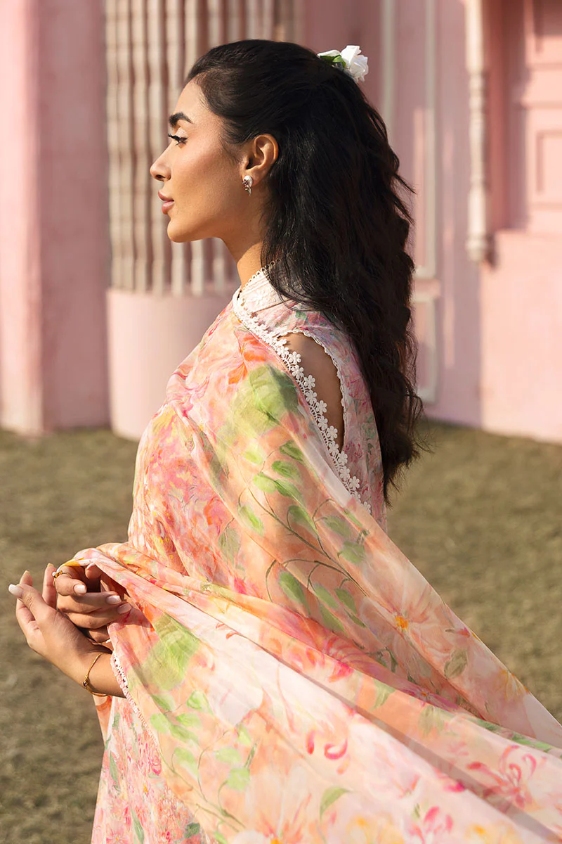 ALMOND PINK-3PC PRINTED LAWN SUIT - Image 3