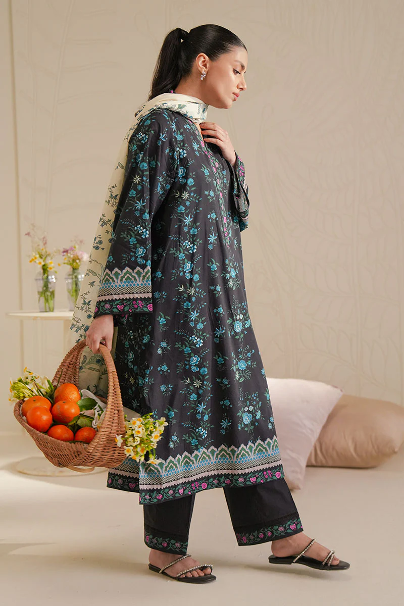 AQUA GRACE-3 PIECE PRINTED LAWN SUIT - Image 6