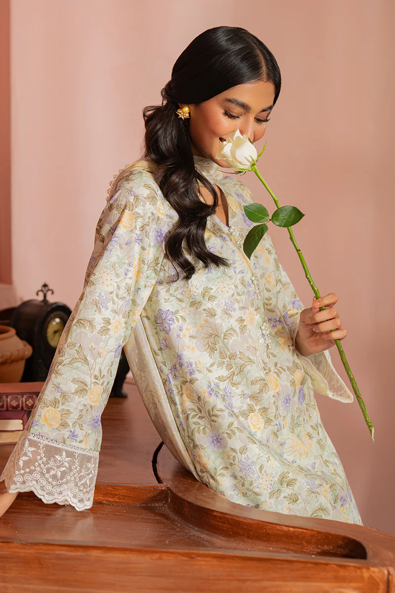 AQUA PLUSH-3 PC (SHIRT, DUPATTA & TROUSER) - Image 6