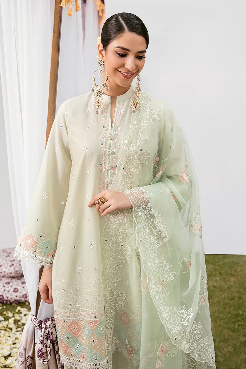 AQUA REGALIA-3PC EMBROIDERED LAWN SUIT - Image 4