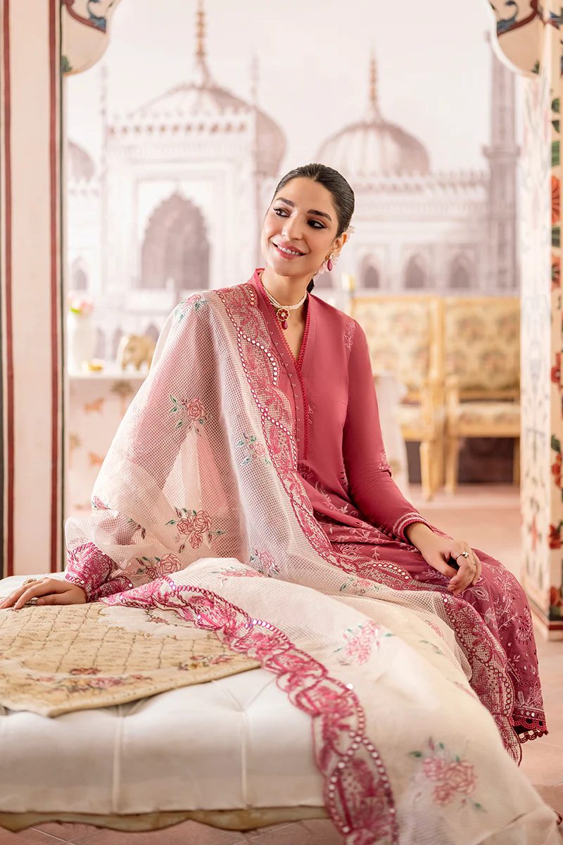 ARNIT BLUSH-3PC EMBROIDERED LAWN SUIT - Image 3