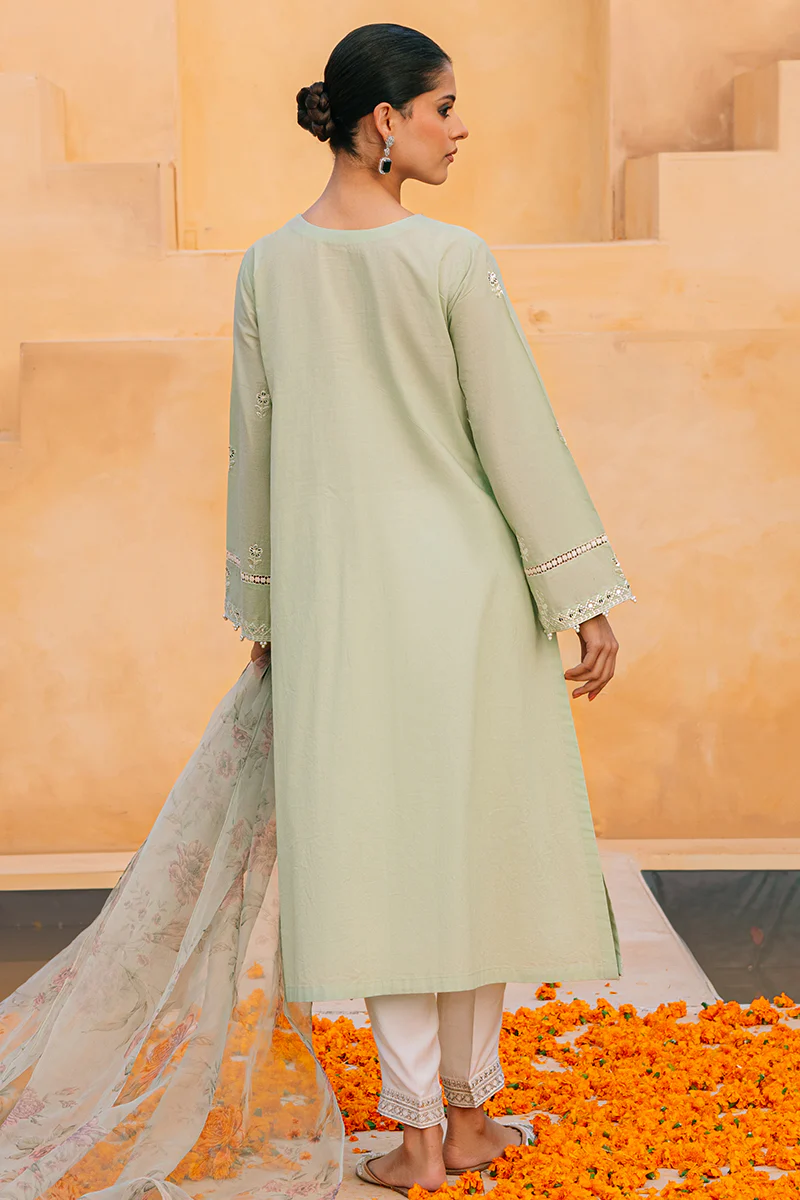 AUTUMN HUE-2 PIECE (SHIRT & DUPATTA) - Image 5