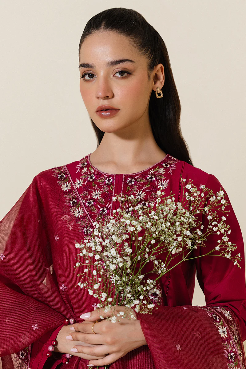 DREAM ORCHID-2PC (SHIRT & DUPATTA) - Image 5