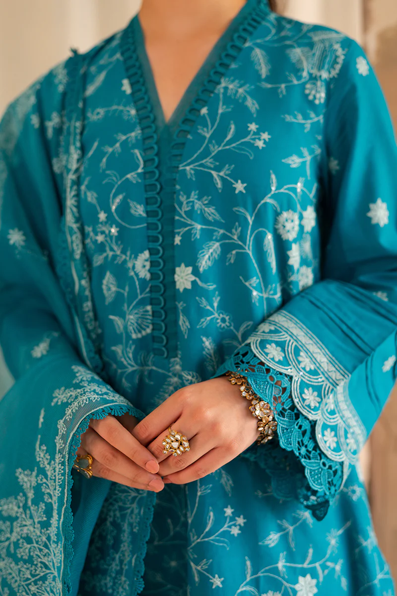BERYL BLISS-3PC LAWN EMBROIDERED SUIT - Image 5