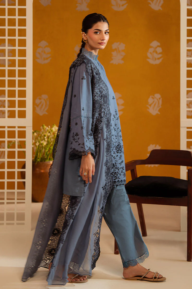 BERYL DUSK-3PC CHIKANKARI SUIT - Image 6