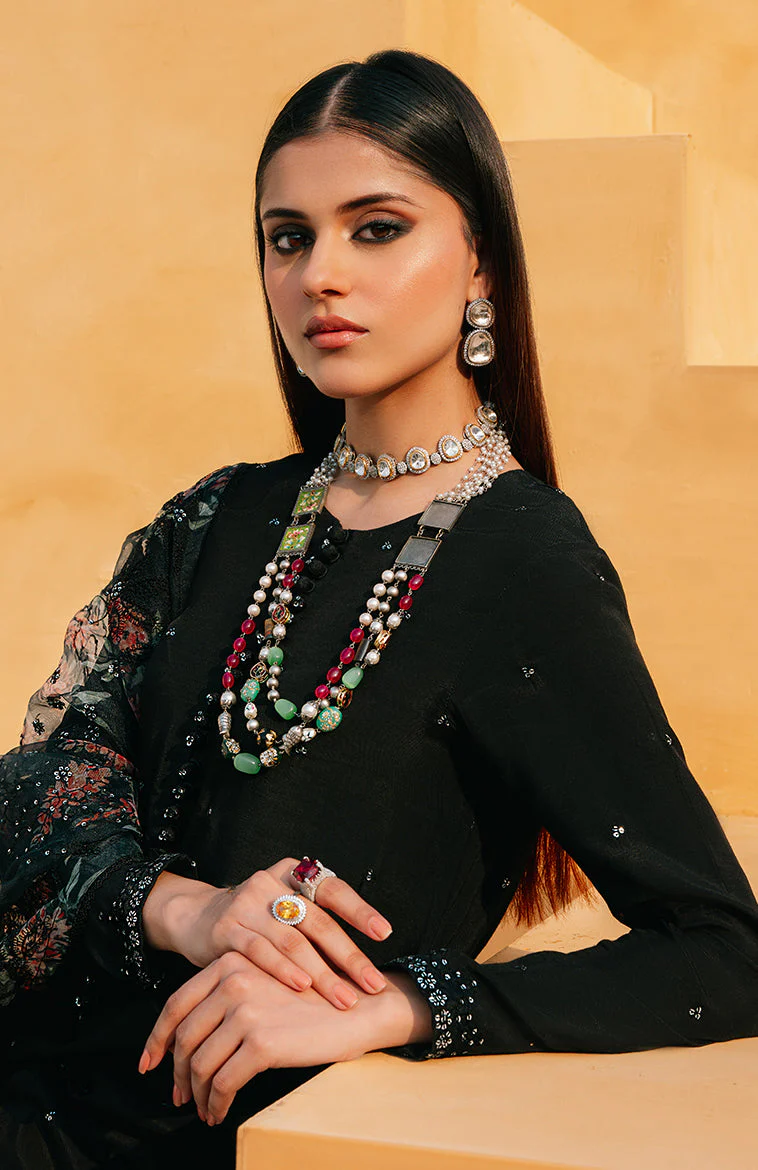 BLACK DAHLIA-2 PIECE (SHIRT & DUPATTA) - Image 5
