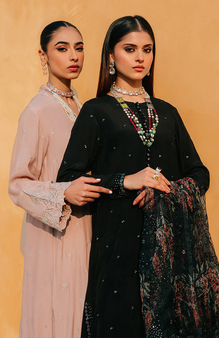BLACK DAHLIA-2 PIECE (SHIRT & DUPATTA) - Image 7