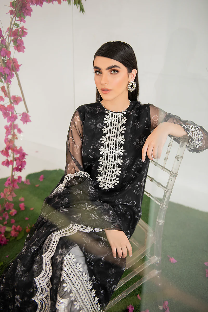 BLACK ONYX-2PC (SHIRT & DUPATTA) - Image 5