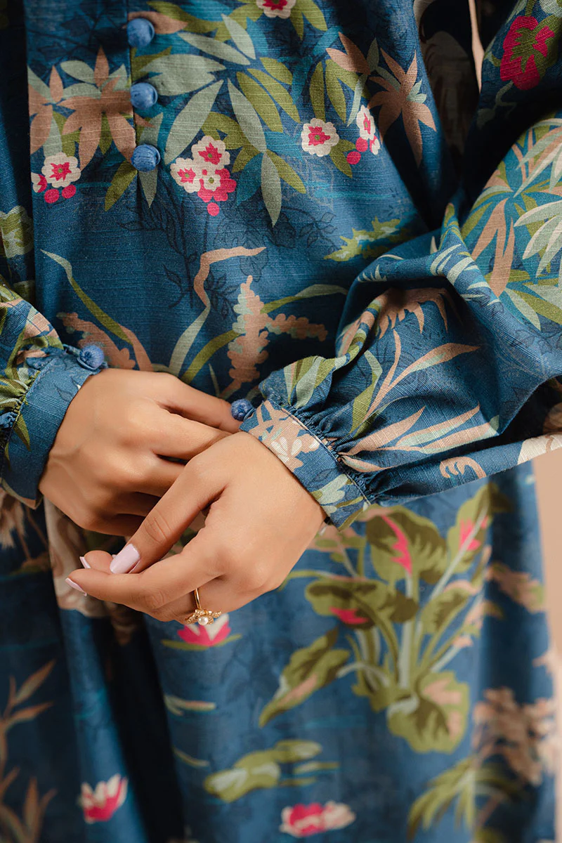 BLOOMING REVELS PRINTED KHADDAR SHIRT - Image 4