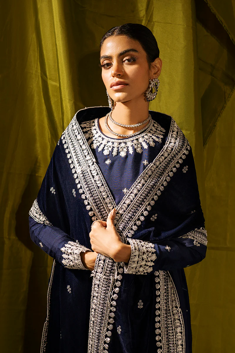BLUE STONE-3PC (SHIRT, DUPATTA & TROUSER) - Image 3