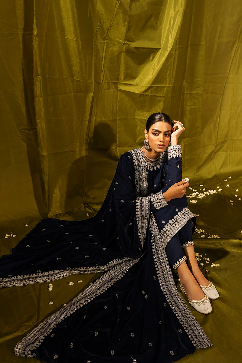 BLUE STONE-3PC (SHIRT, DUPATTA & TROUSER) - Image 5