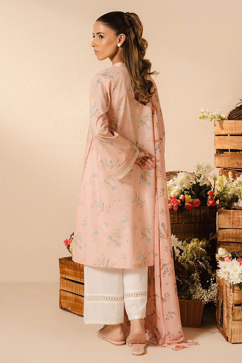 BLUSH DEW-2PC (SHIRT & DUPATTA) - Image 4
