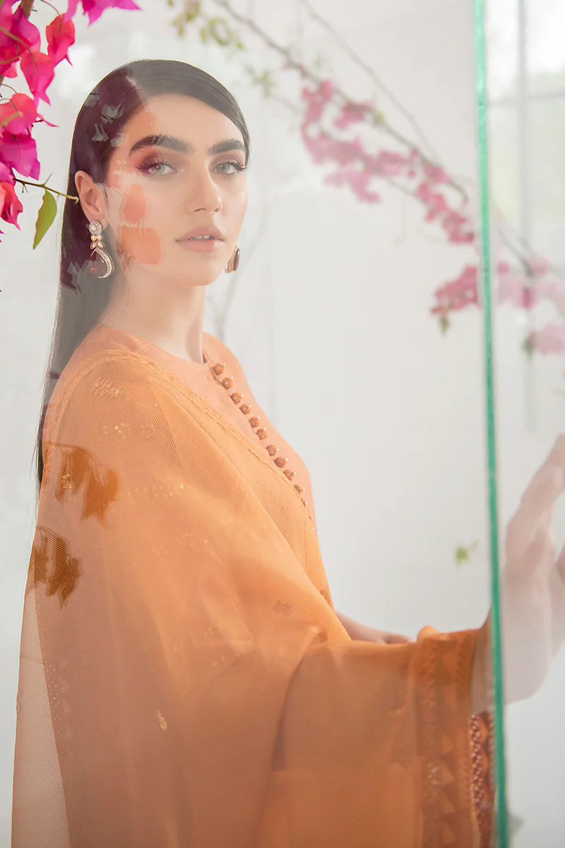 BURNT GLAZE-2PC (SHIRT & DUPATTA) - Image 8