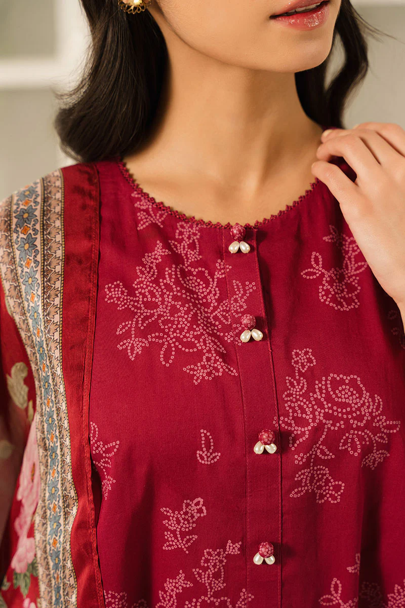 CARMINE FLORET-3 PC PRINTED LAWN SUIT - Image 2