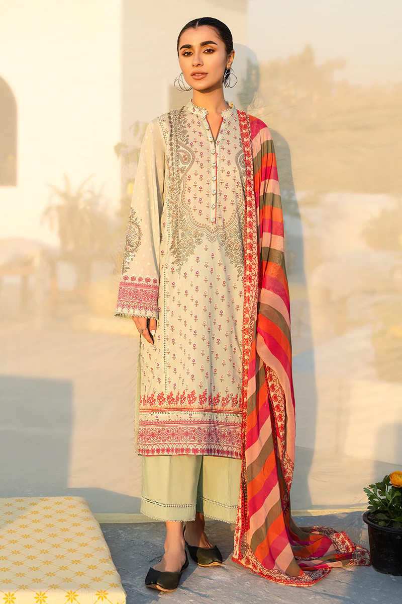 CASHMERE ORNATE-3PC DIGITAL PRINTED LAWN SUIT - Image 3