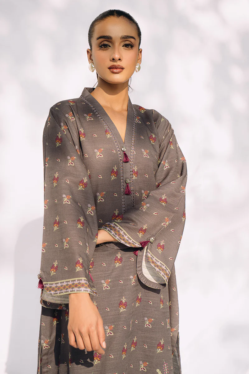 CHARCOAL SKY-2PC KHADDAR SUIT - Image 4