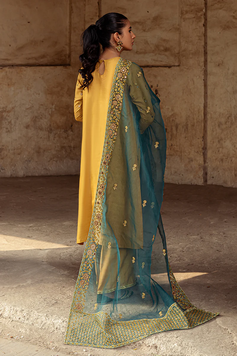 DASTOOR-3PC (SHIRT, TROUSER & DUPATTA) - Image 7