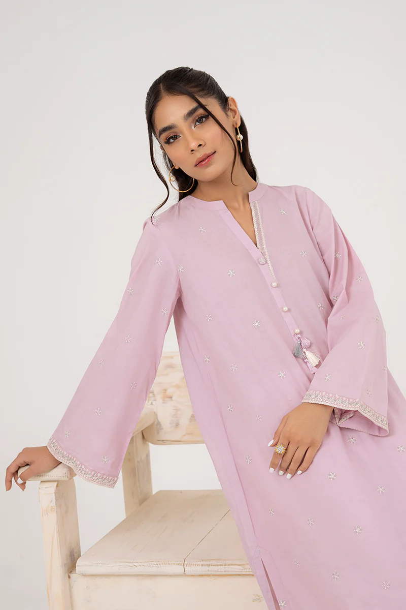 DAWN PINK EMBROIDERED SHIRT - Image 5