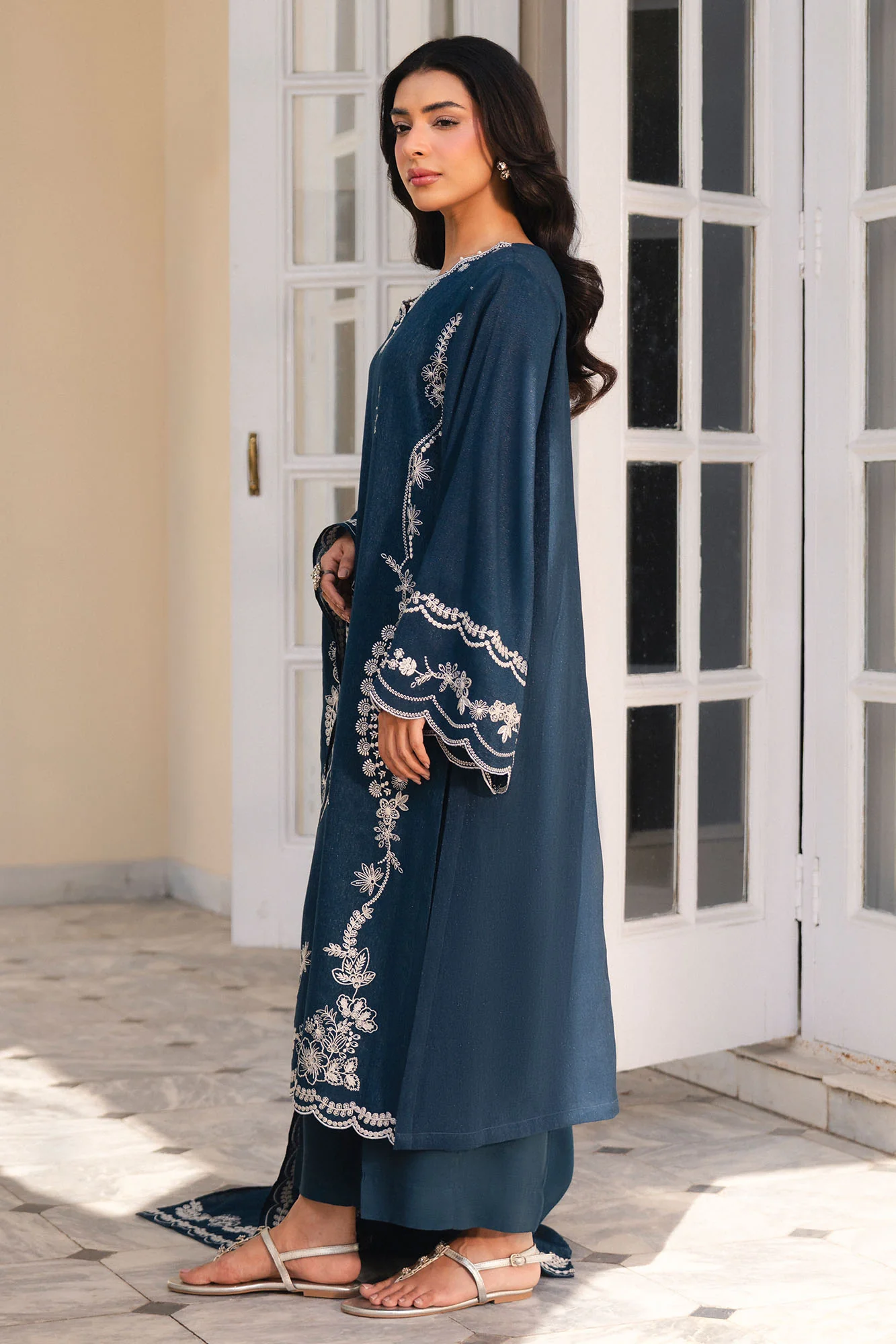 DEEP ECLIPSE-2PC (SHIRT & DUPATTA) - Image 6