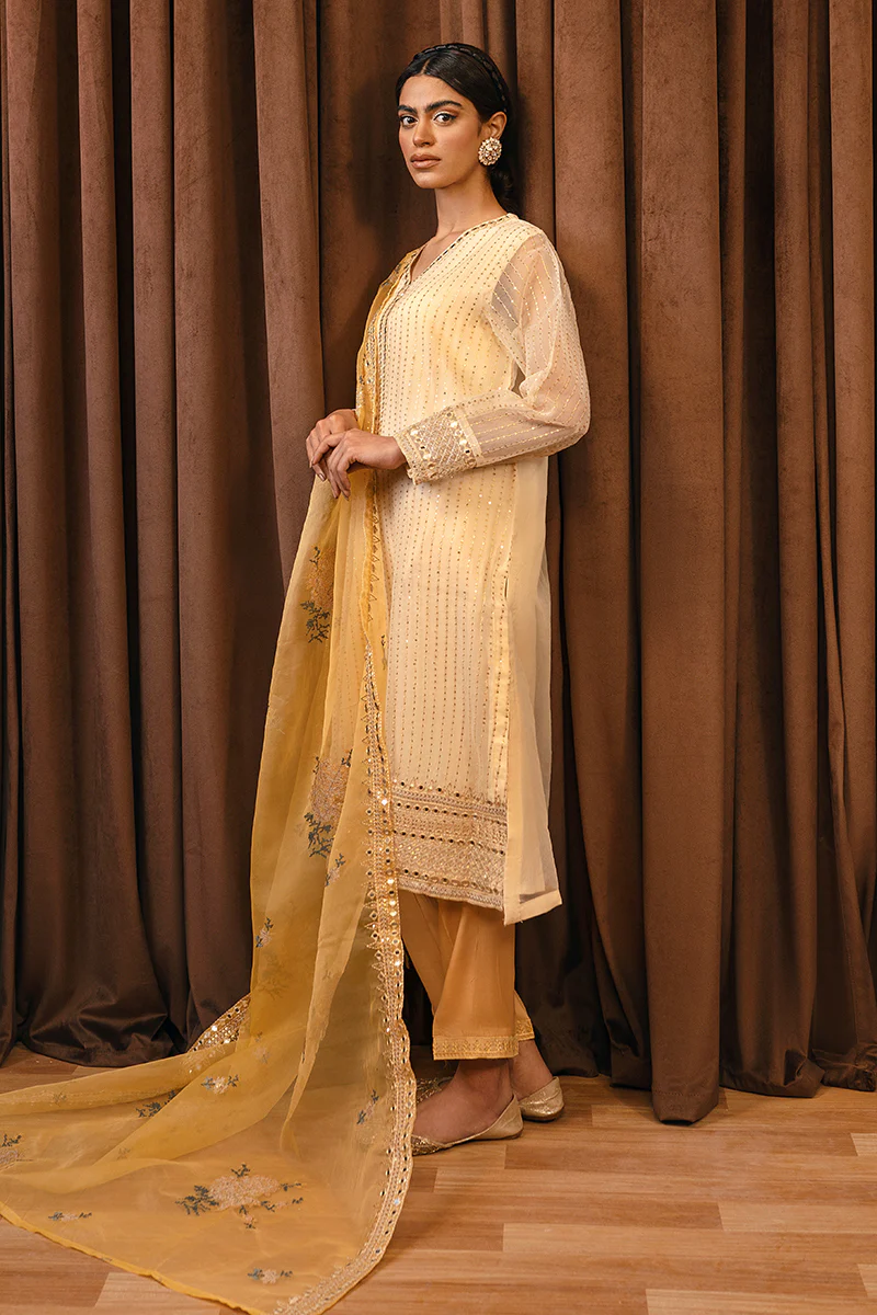 DEEP FAUNA-2PC (SHIRT & DUPATTA) - Image 3