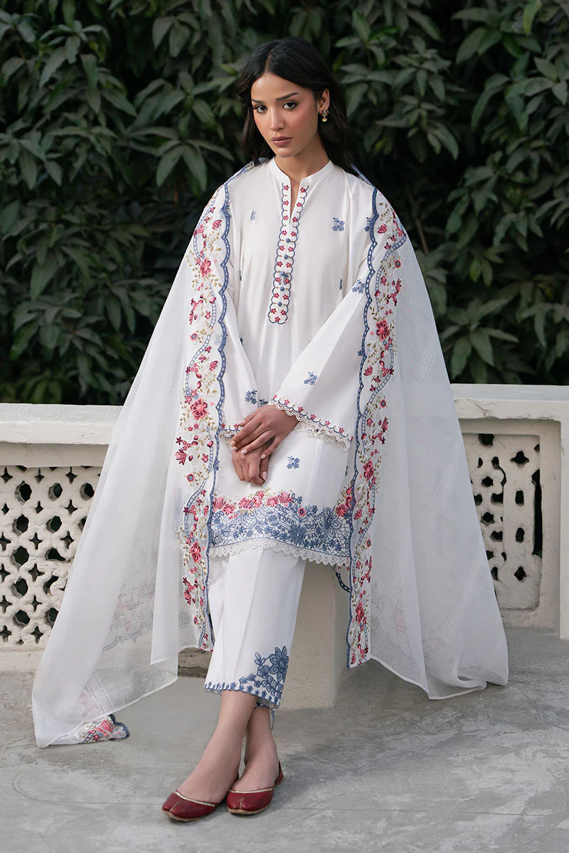DEW WHISPER- 3PC EMBROIDERED LAWN SUIT - Image 5