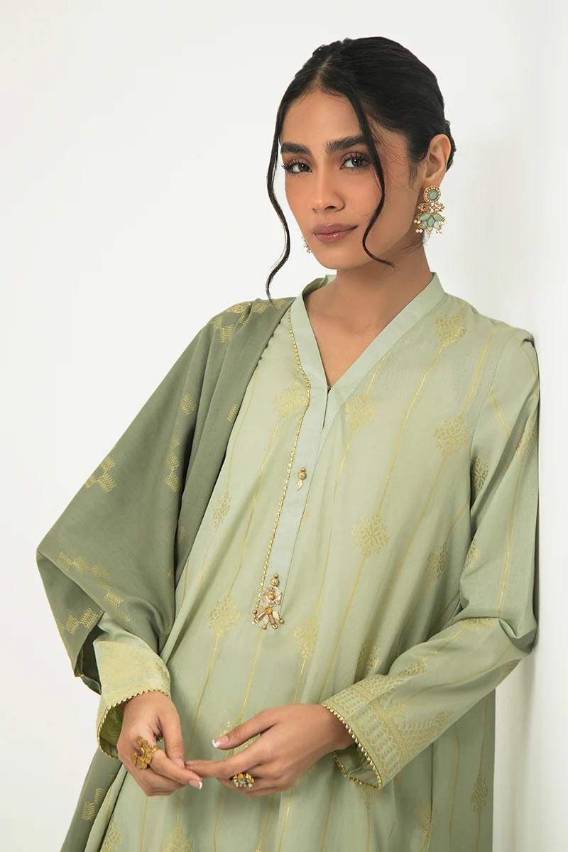 DIAMOND TRELLIS-A-3PC COTTON JACQUARD SUIT - Image 5