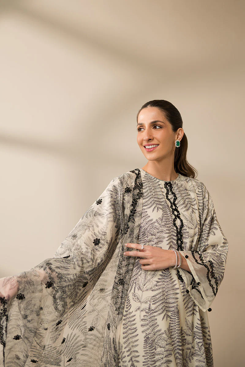 DUSKY SHRUB-2 PC (SHIRT & DUPATTA) - Image 3