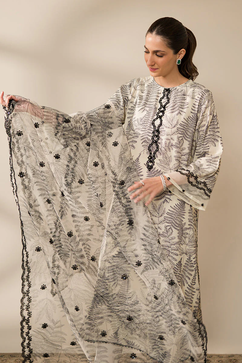 DUSKY SHRUB-2 PC (SHIRT & DUPATTA) - Image 6