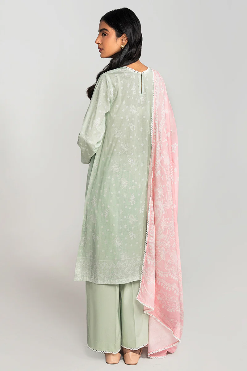 DUSTY FROST-3PC PRINTED LAWN SUIT - Image 3