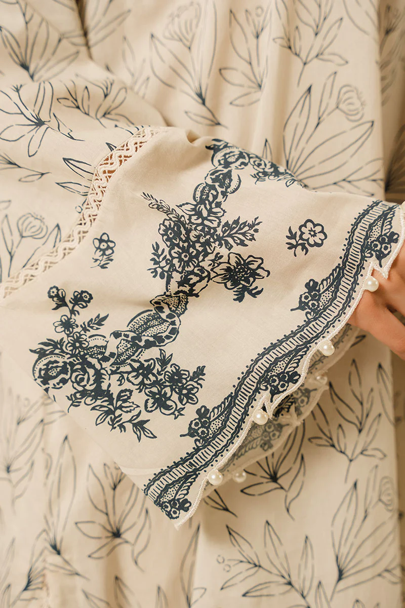 DUSTY GLINT-2 PC PRINTED LAWN SUIT - Image 2