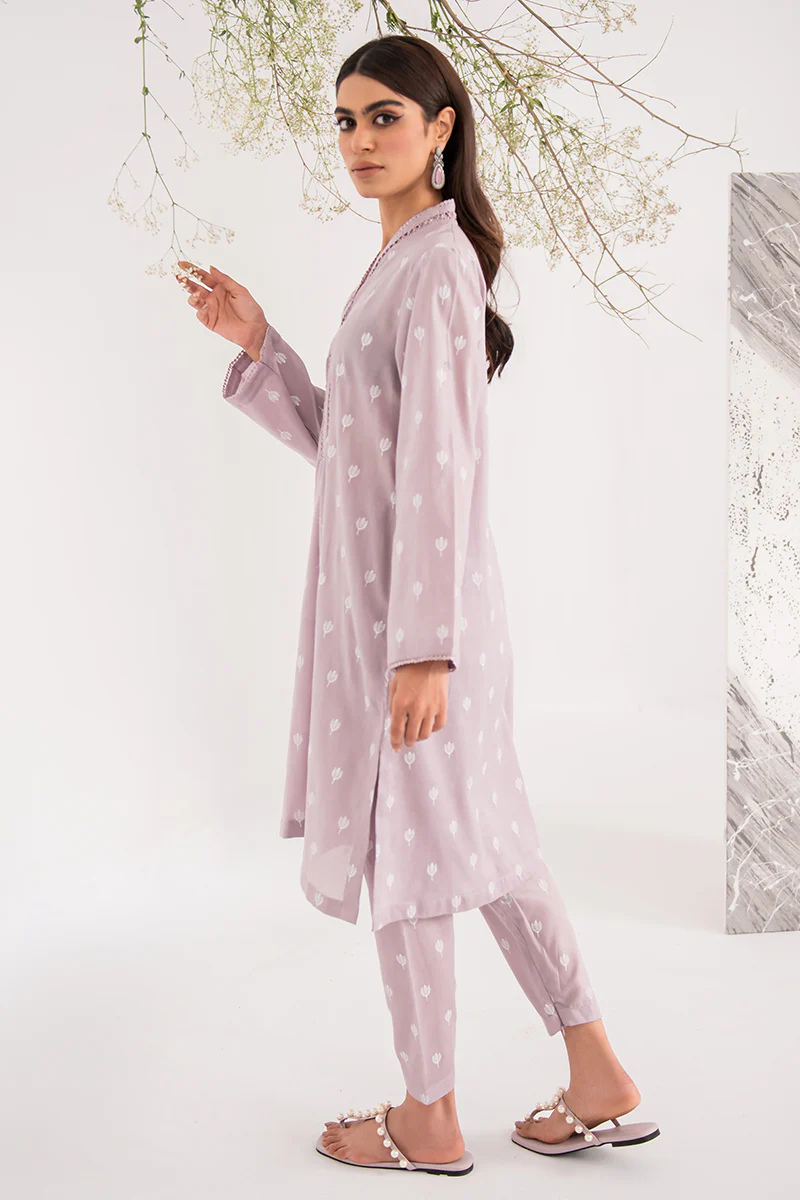 DUSTY LAVENDER-2PC (SHIRT & TROUSER) - Image 2