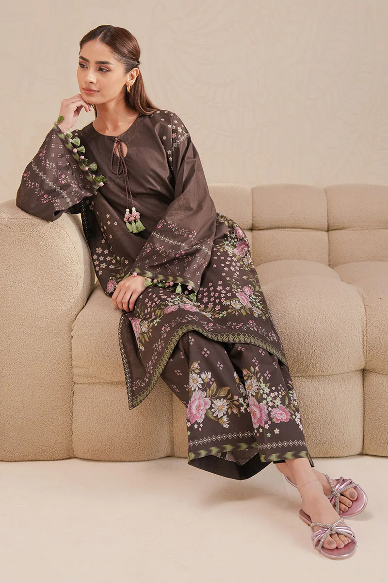 ENCHANTED FLORA-2 PIECE PRINTED LAWN SUIT - Image 3