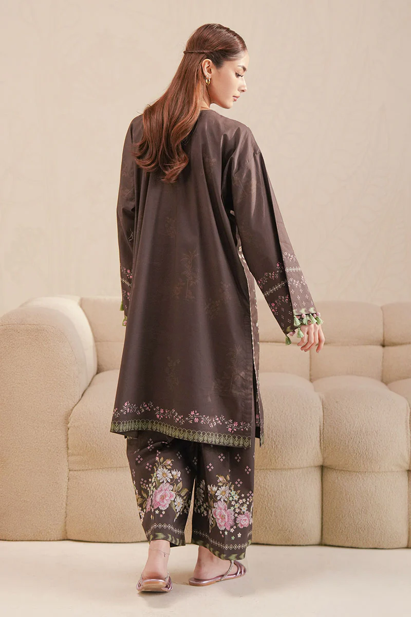 ENCHANTED FLORA-2 PIECE PRINTED LAWN SUIT - Image 5