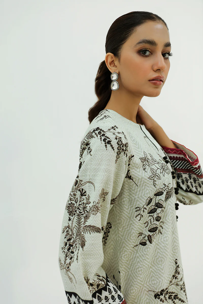 ETHNIC DEW-2PC KHADDAR  PRINTED SUIT - Image 5