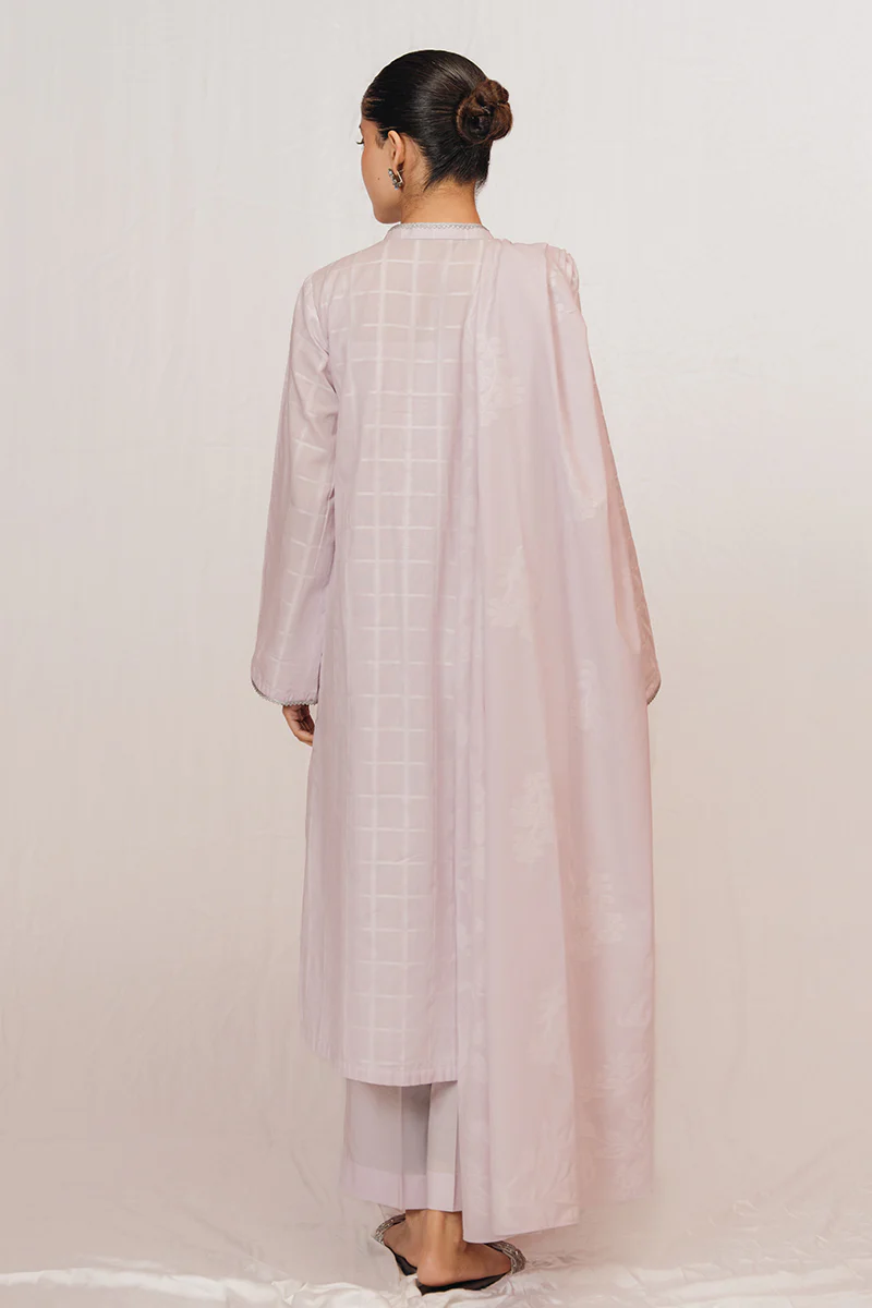 FAIR LILAC-3 PIECE JACQUARD SUIT - Image 6