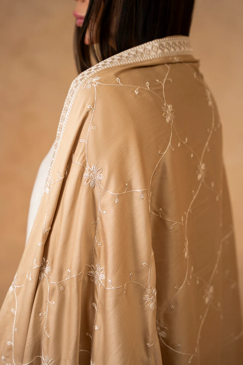 FLORA EMBROIDERED SHAWL - Image 3