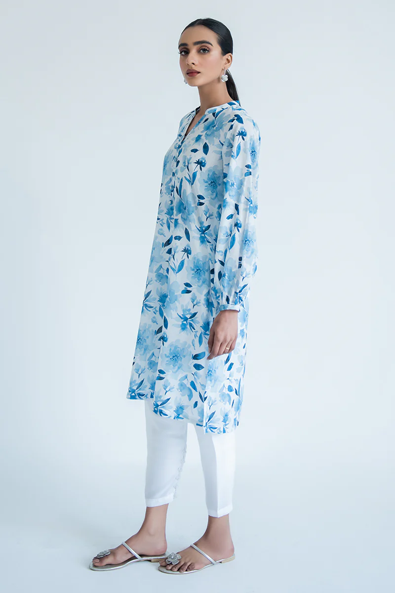FLORAL SPLASH DIGITAL PRINTED SHIRT - Image 2
