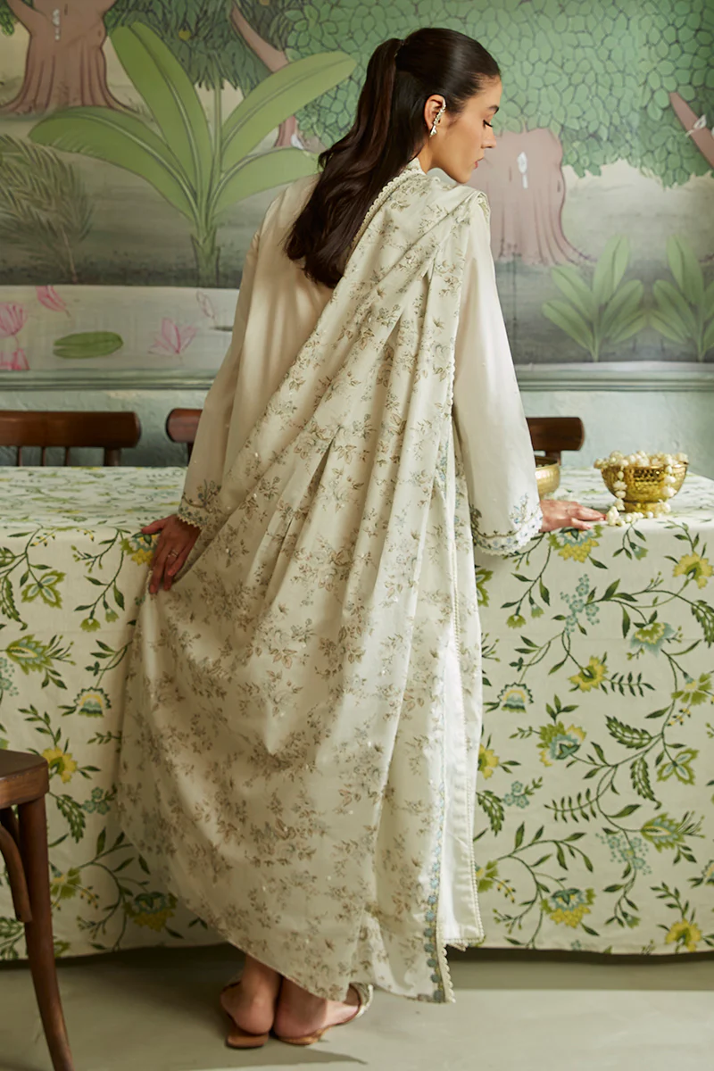FLORET HAZE-3PC(SHIRT, DUPATTA & TROUSER) - Image 3