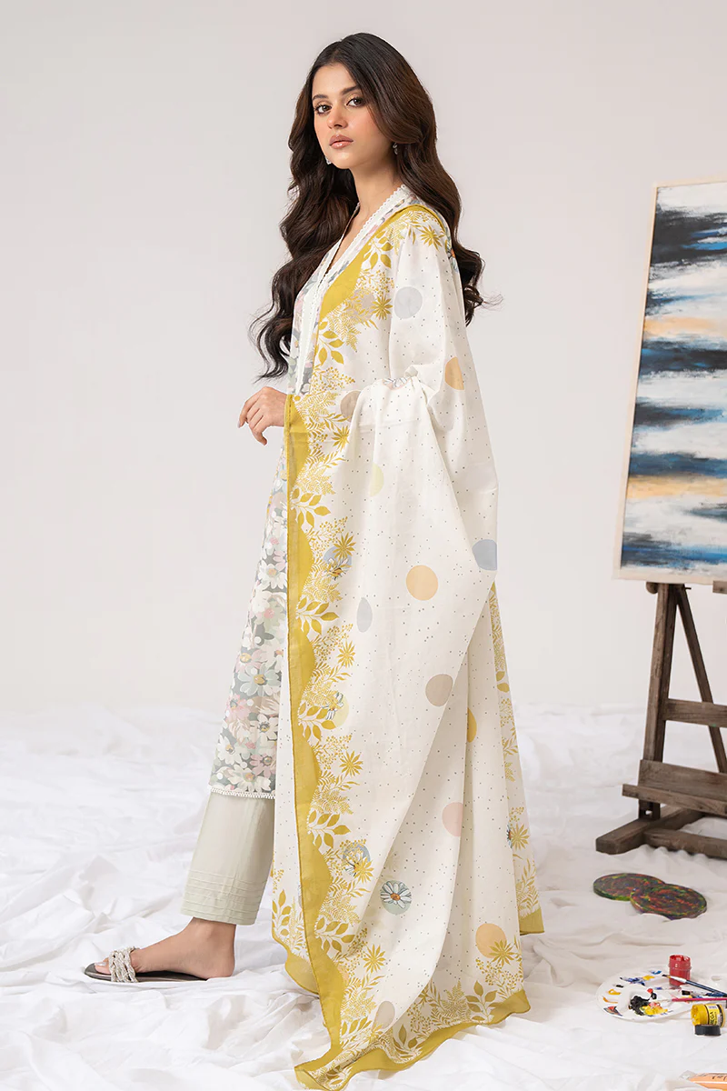 FLORET RUSH-3PC PRINTED LAWN SUIT - Image 2