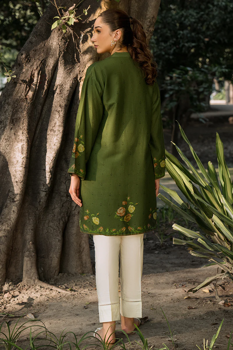 FOREST LUSH-1 PIECE LINEN PRINTED SHIRT - Image 4