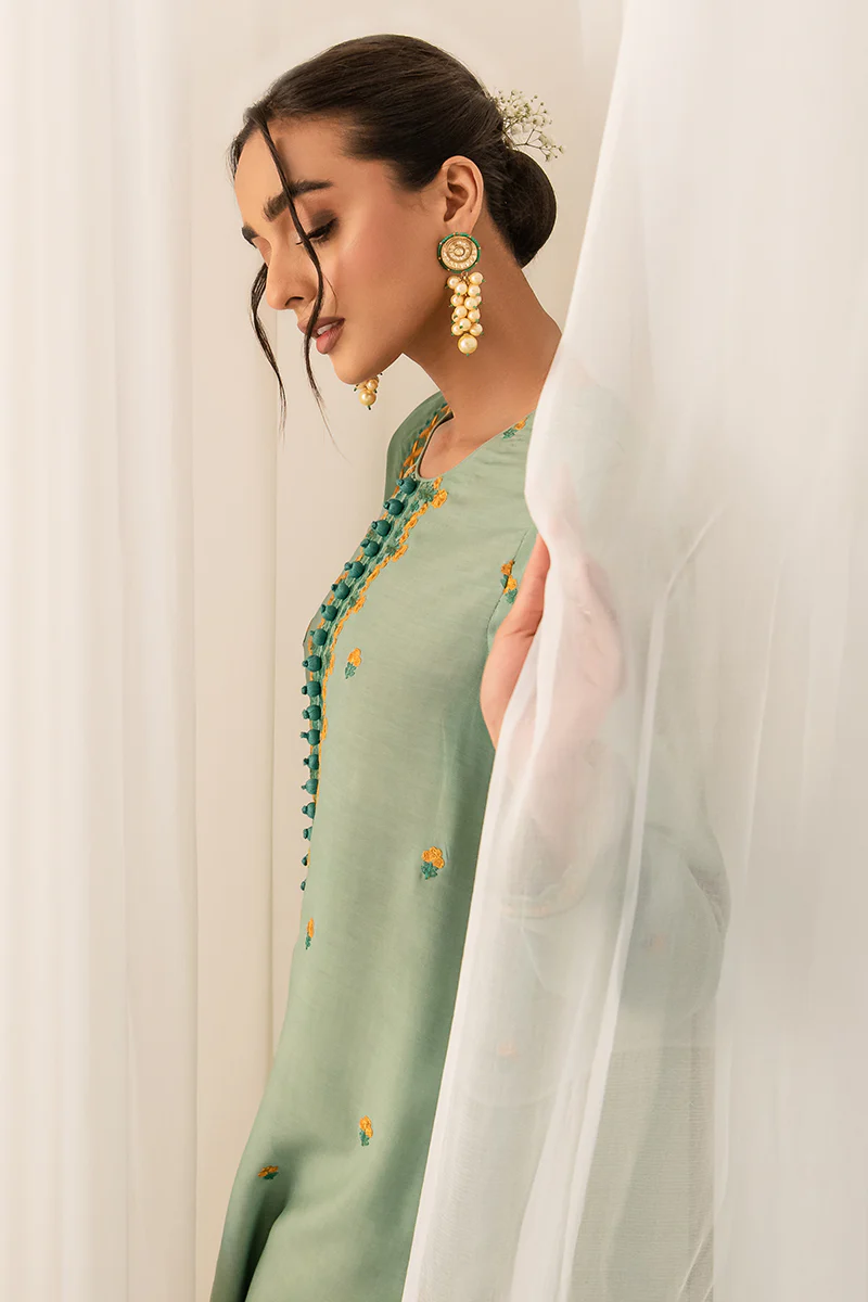 FOREST MINT-2PC (SHIRT & DUPATTA) - Image 6