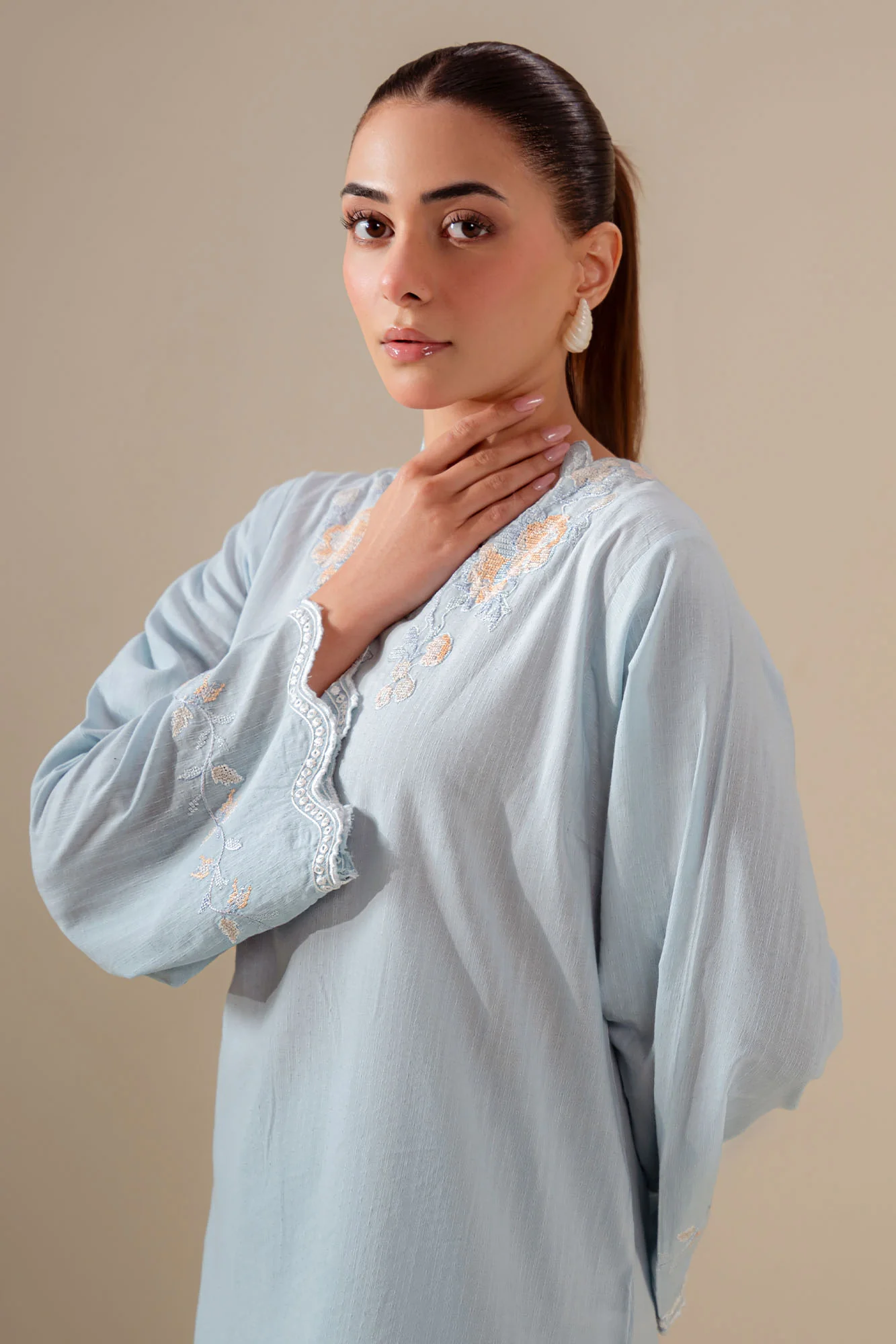 FROST BLUE-2PC (SHIRT & TROUSER) - Image 3