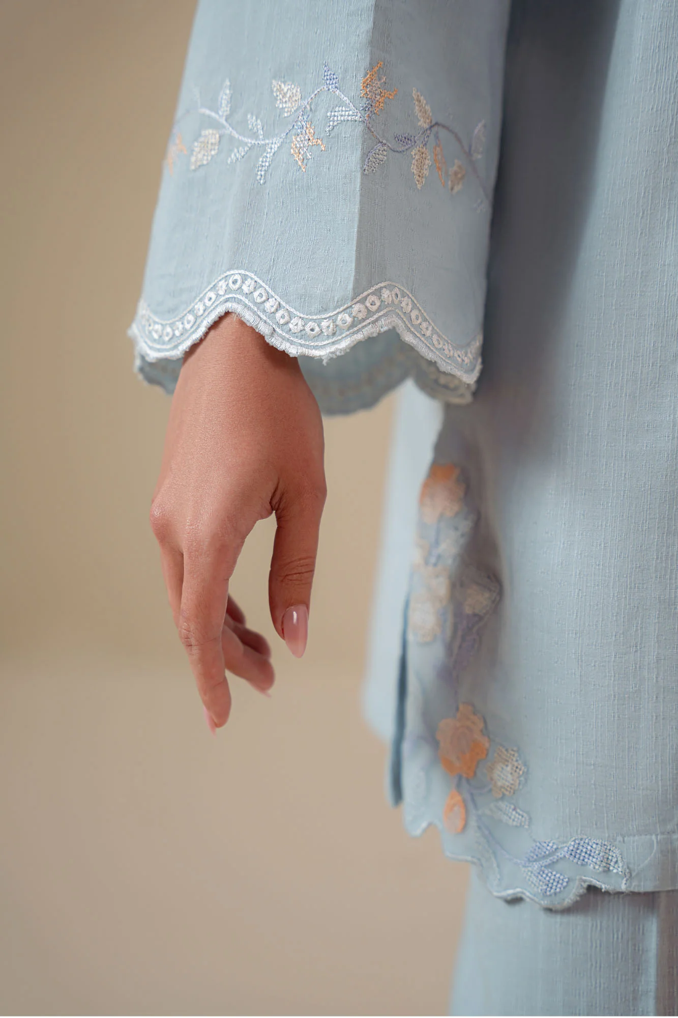 FROST BLUE-2PC (SHIRT & TROUSER) - Image 4