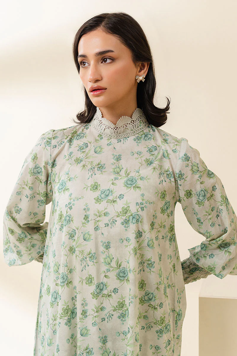 GARDEN CHARM-2 PC PRINTED LAWN SUIT - Image 3