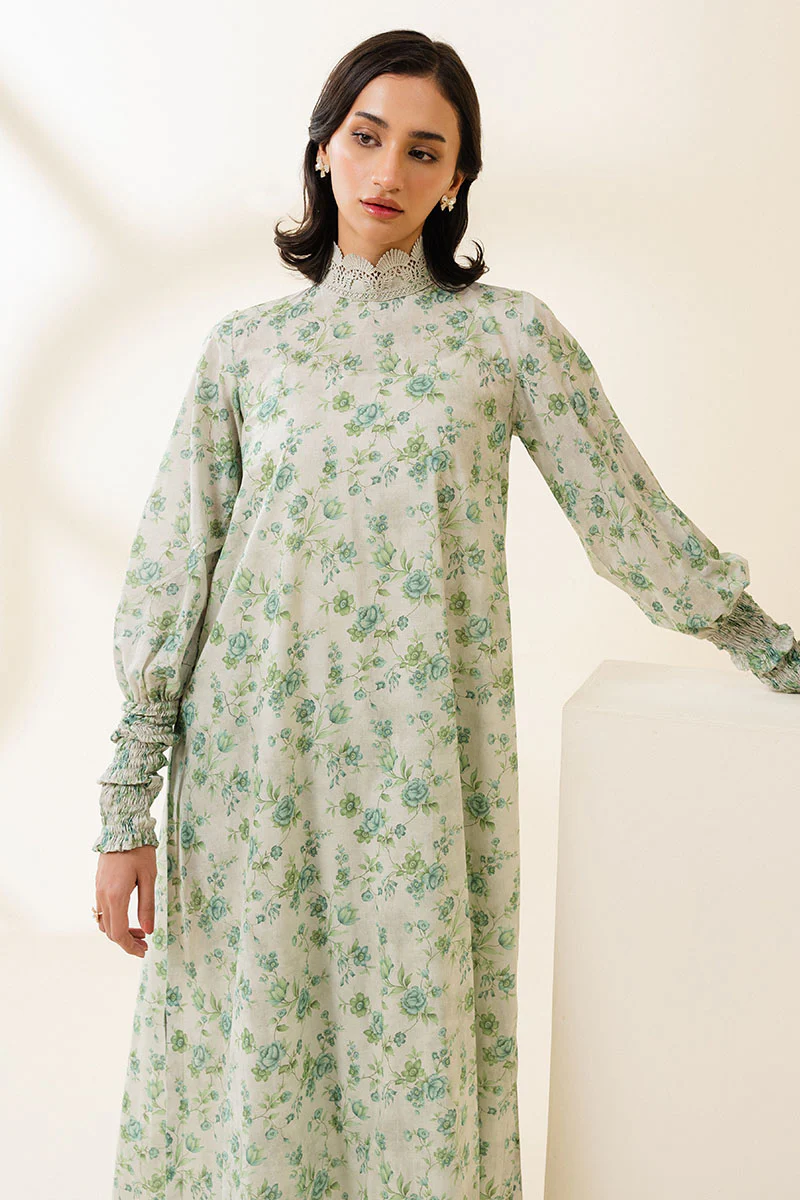 GARDEN CHARM-2 PC PRINTED LAWN SUIT - Image 5