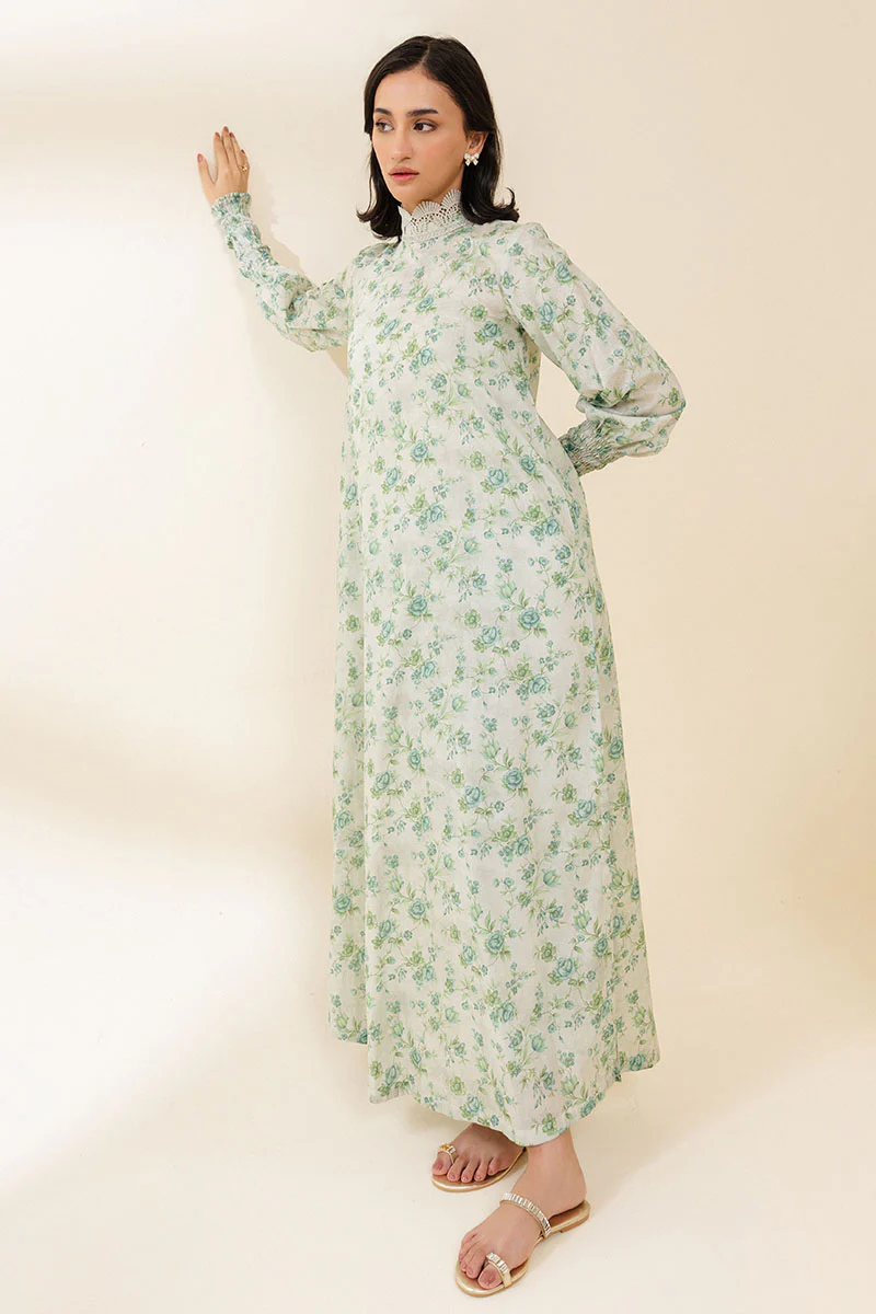 GARDEN CHARM-2 PC PRINTED LAWN SUIT - Image 7