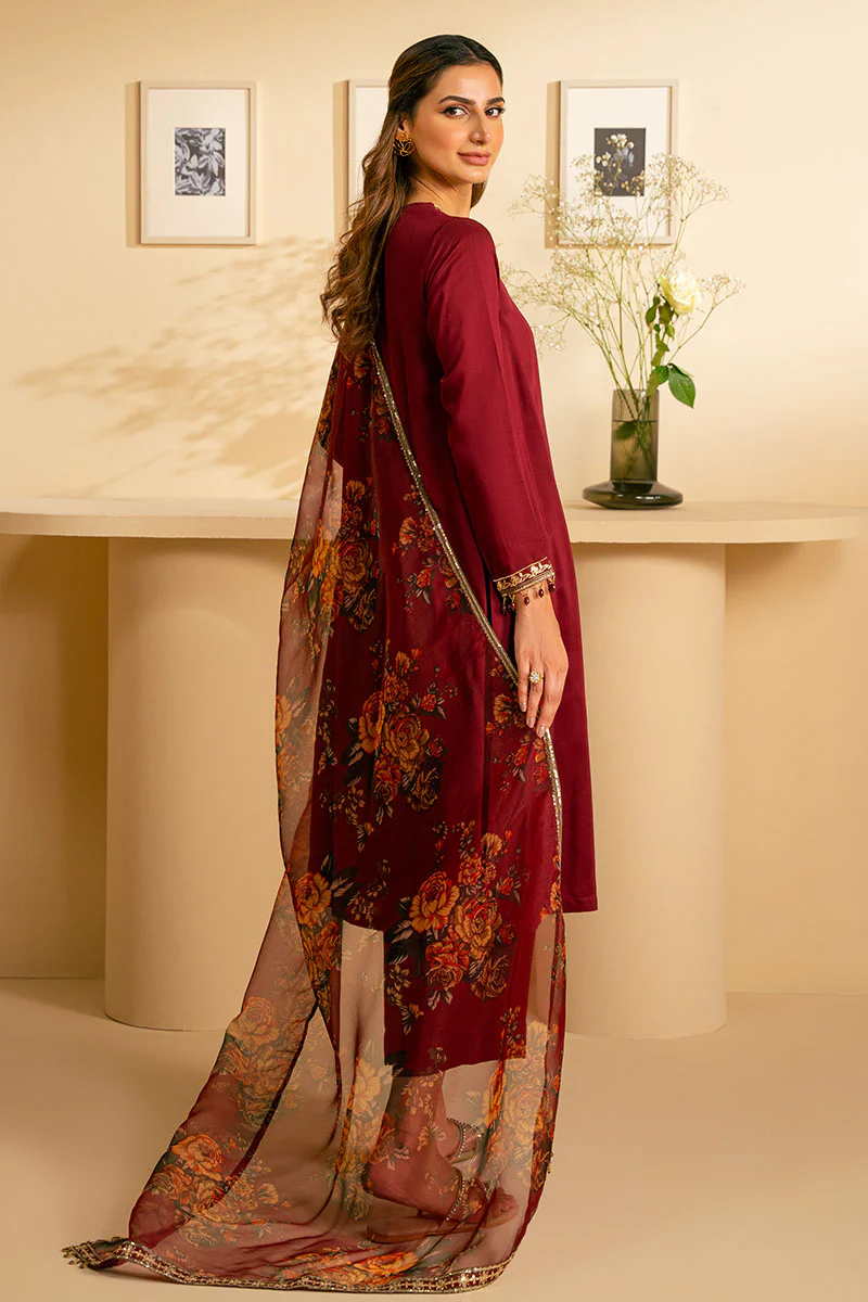 GARNET GLAMOOR-2 PC (SHIRT & DUPATTA) - Image 8