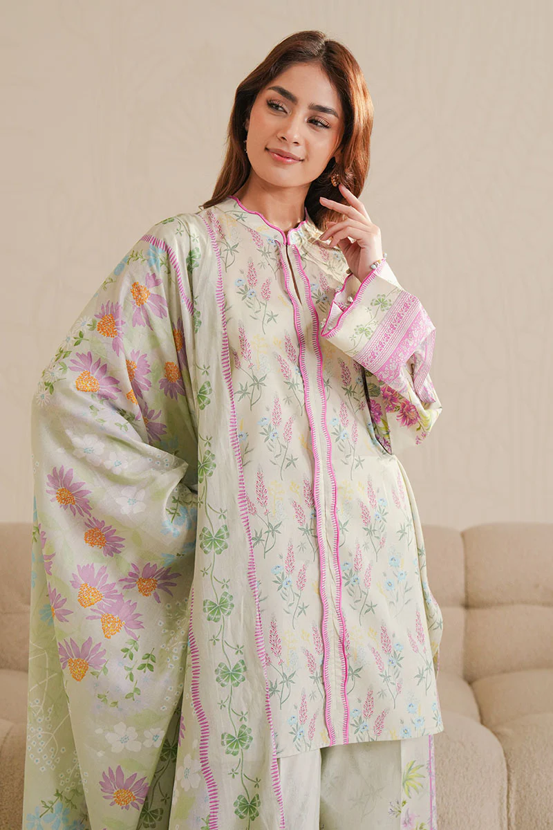 GARNET TALE-3 PIECE PRINTED LAWN SUIT - Image 4