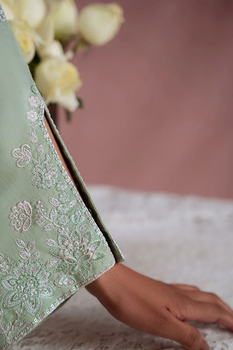 GREEN REVERIE-2PC (SHIRT & TROUSER) - Image 3