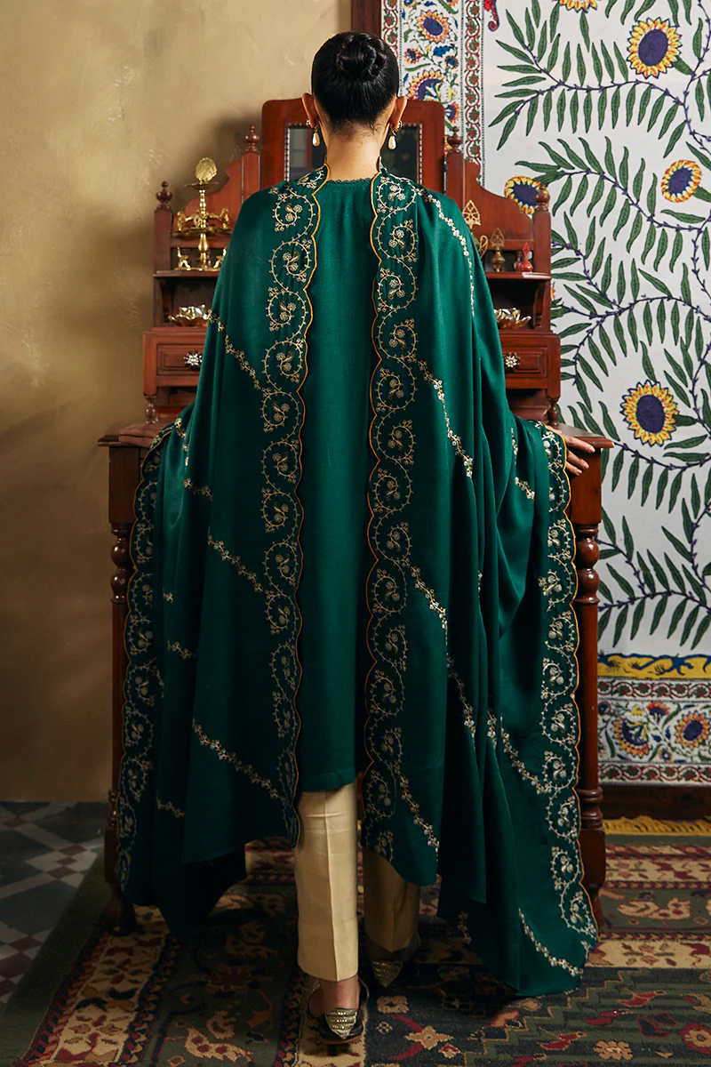 GREEN SPRING-2 PIECE MARINA EMBROIDERED SUIT - Image 4